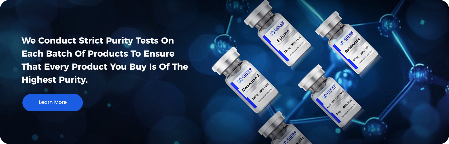 We conduct strict purity tests on each batch of products to ensure that every product you buy is of the highest purity.
