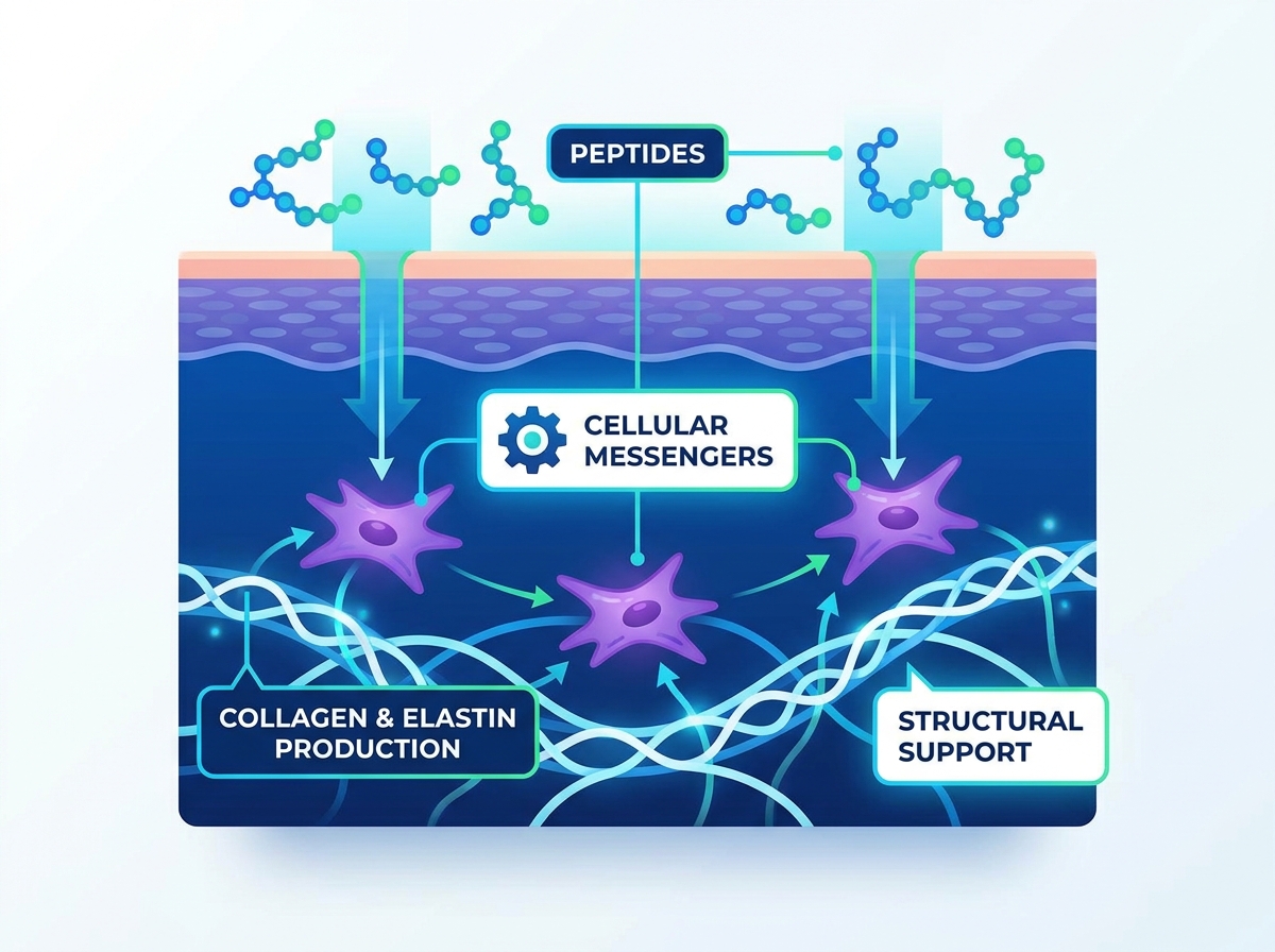 Peptides formulation and skincare routine
