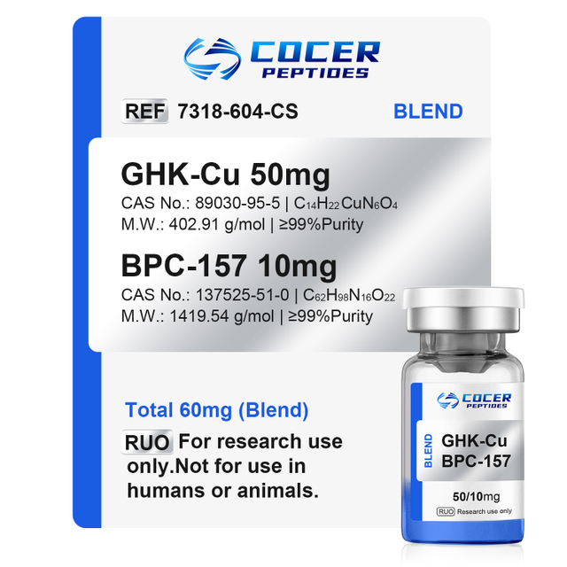 GHK-Cu, BPC157 Blend 50mg+10mg