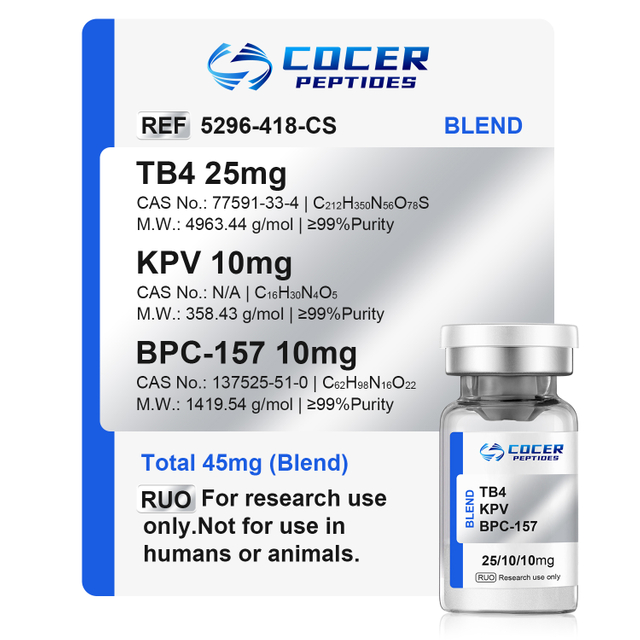 Tri-Heal Max(TB4,KPV,BPC157) 25mg+10mg+10mg (Blend)