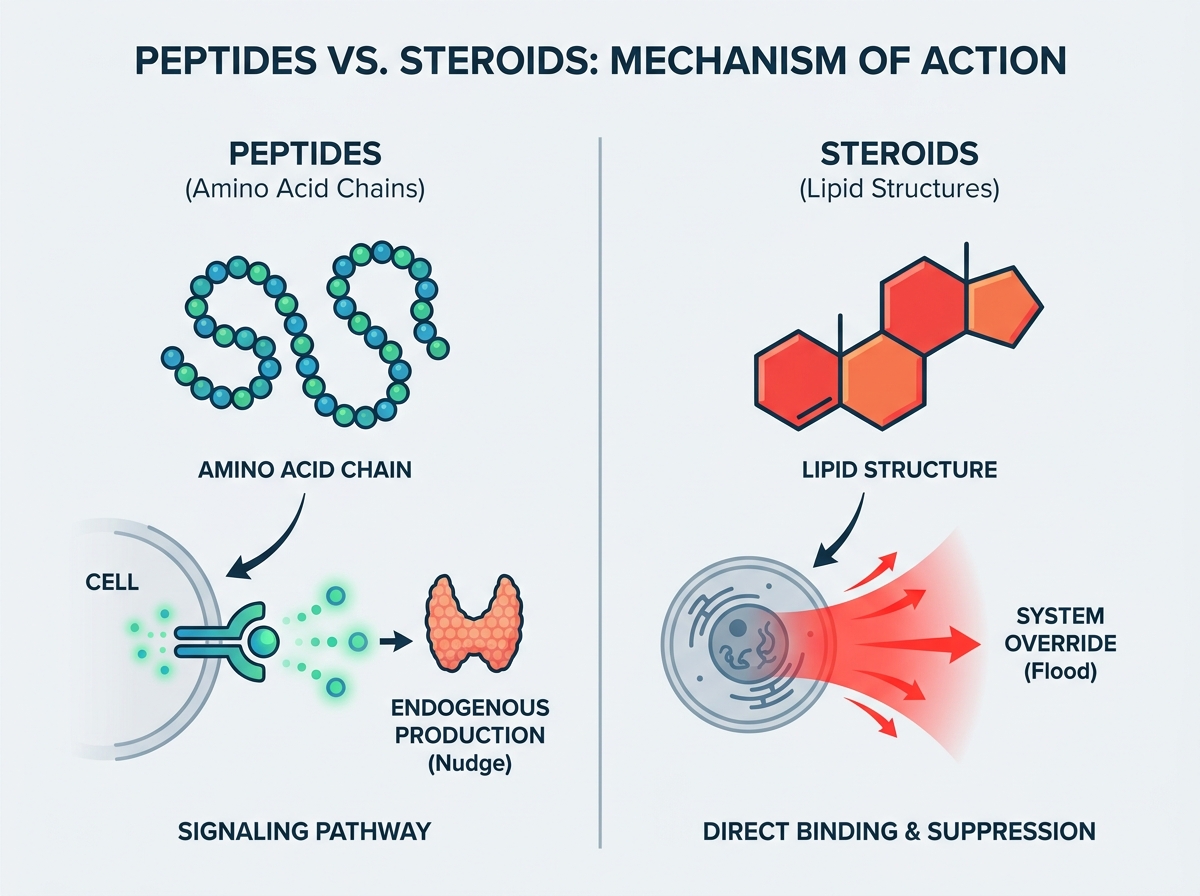 Peptides vs Steroids Evaluation Framework and Outcomes